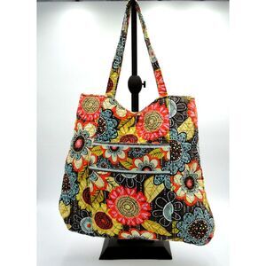 Vera Bradley Shoulder Bag Purse Retired‎ Flower Shower Print